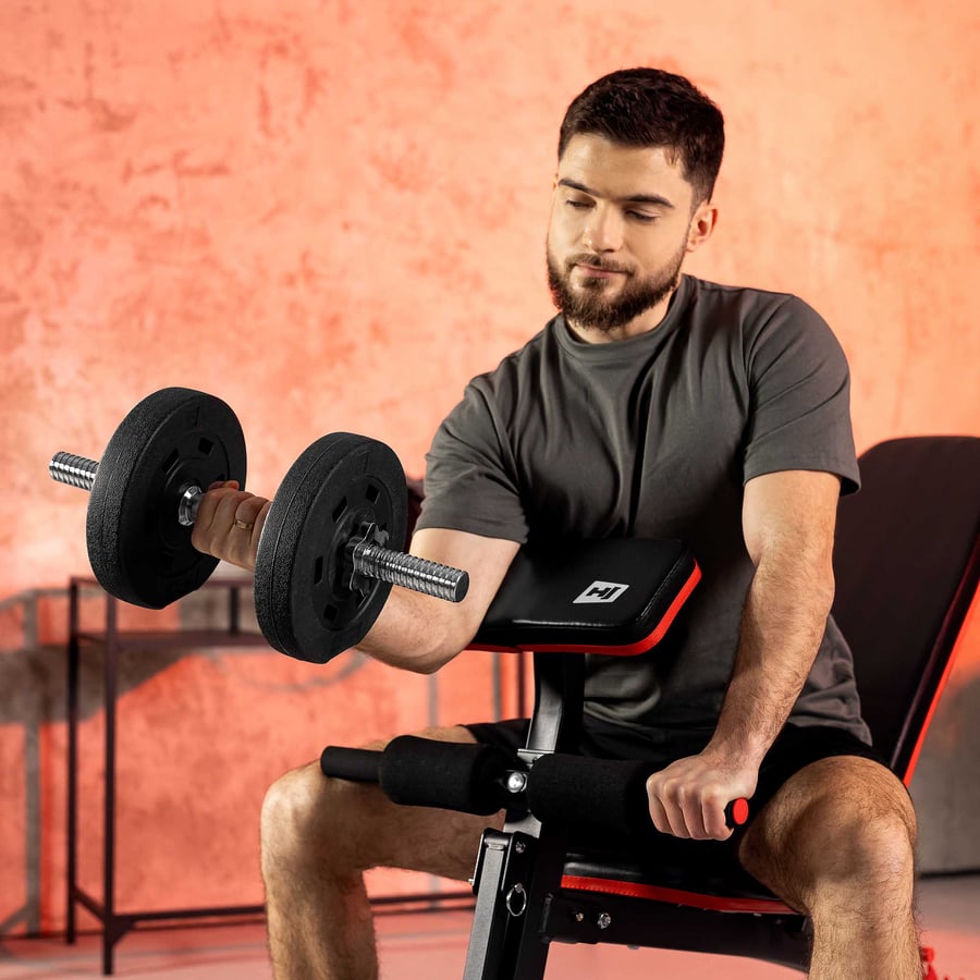 Zestaw hantli kompozytowych HS