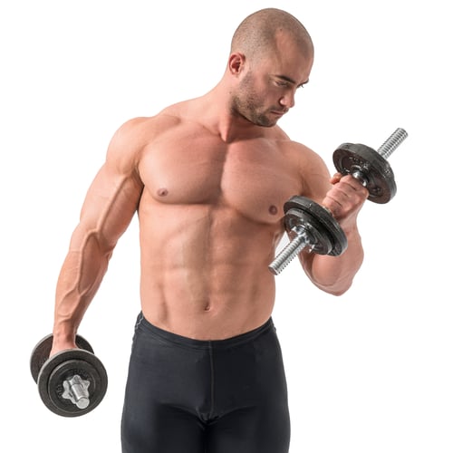 Cast Iron Dumbbell Set 2x20kg w