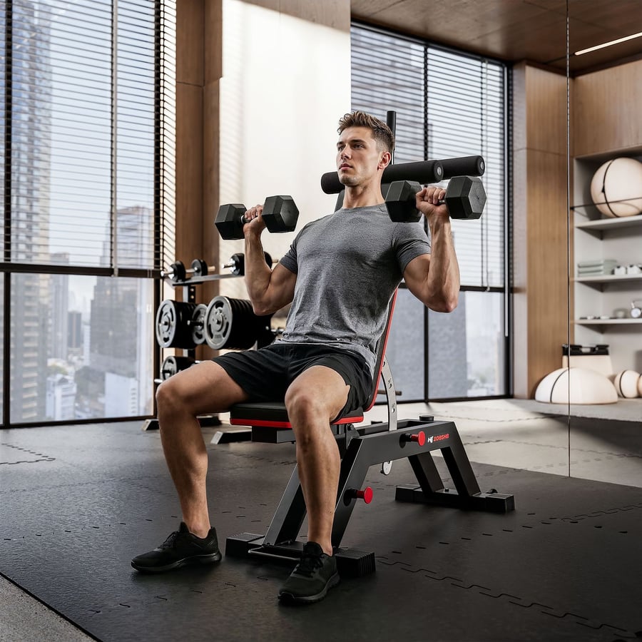 Ławka treningowa HS-2085HB - Zd - 9