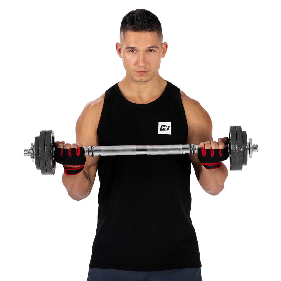 Cast Iron Dumbbell Set 2x15kg w