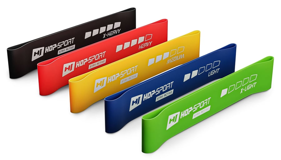 Zestaw taśm oporowych lateksowy