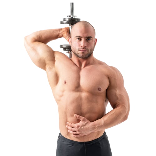Cast Iron Dumbbell Set 2x15kg w